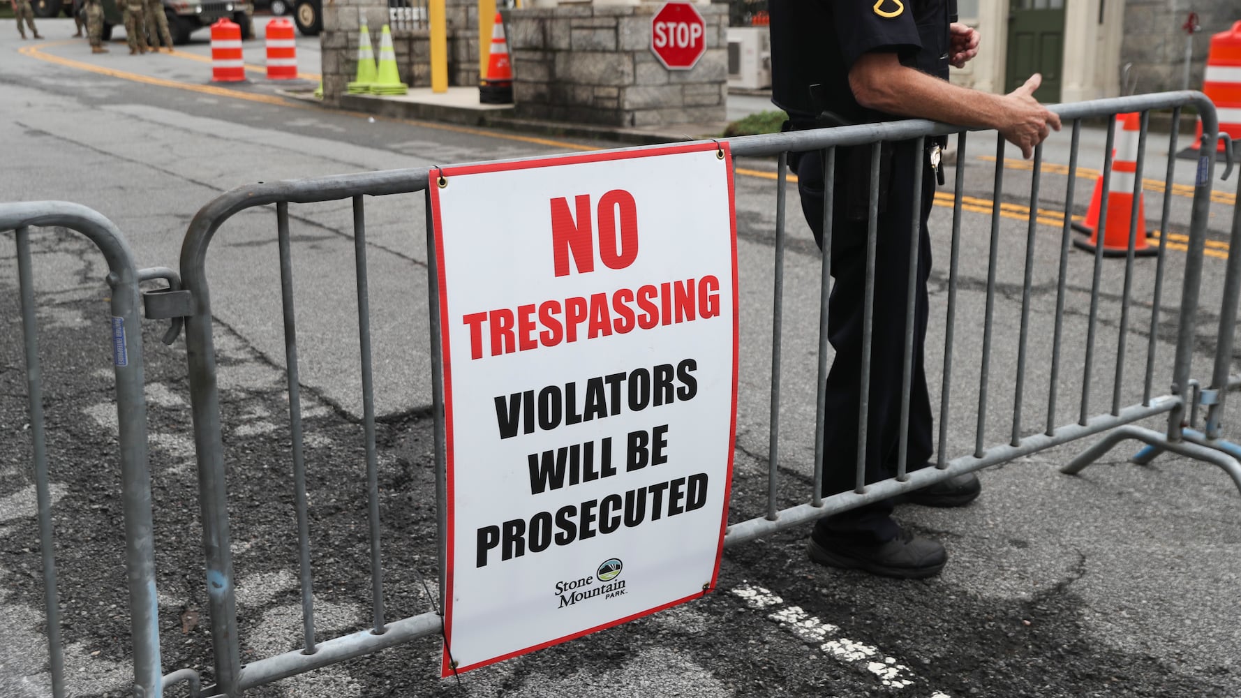 Stone mountain protest