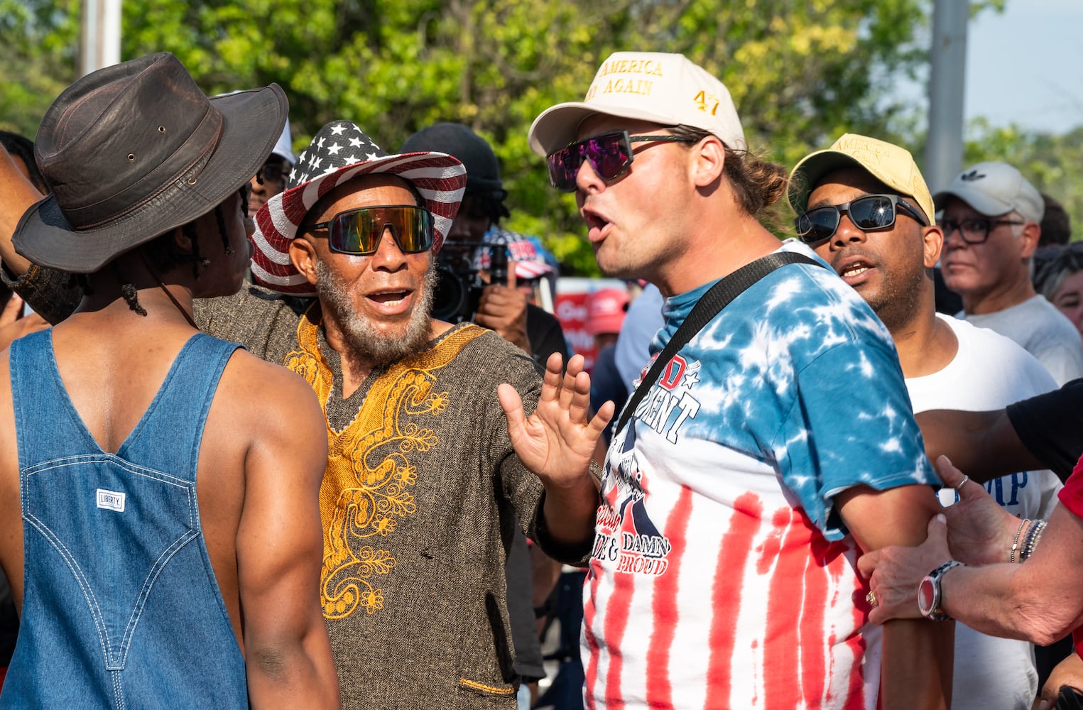 Trump rally outside