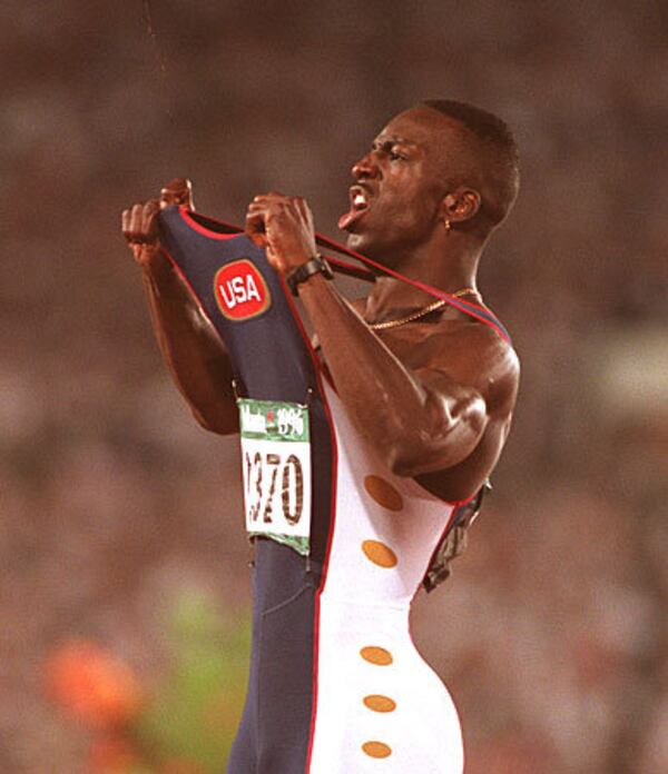 Michael Johnson: Olympic sprinter and star of the 1996 Olympics in Atlanta.