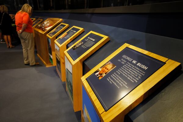 The Library of Presidents, which houses presidential papers, is a key focus of the ongoing renovation plans at the Jimmy Carter Library and Museum. The collection currently ends with the 43rd President George W. Bush. Miguel Martinez/ miguel.martinezjimenez@ajc.com