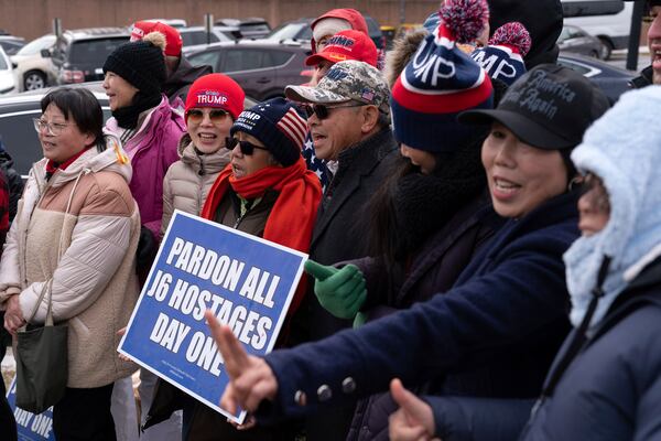 Supporters of President Donald Trump rallied in Washington last week to cheer the pardons for people convicted for their actions during the Jan. 6, 2021, riot at the U.S. Capitol.