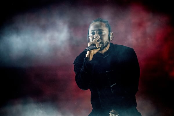 FILE - Kendrick Lamar performs at Coachella Music & Arts Festival at the Empire Polo Club, April 16, 2017, in Indio, Calif. (Photo by Amy Harris/Invision/AP, File)