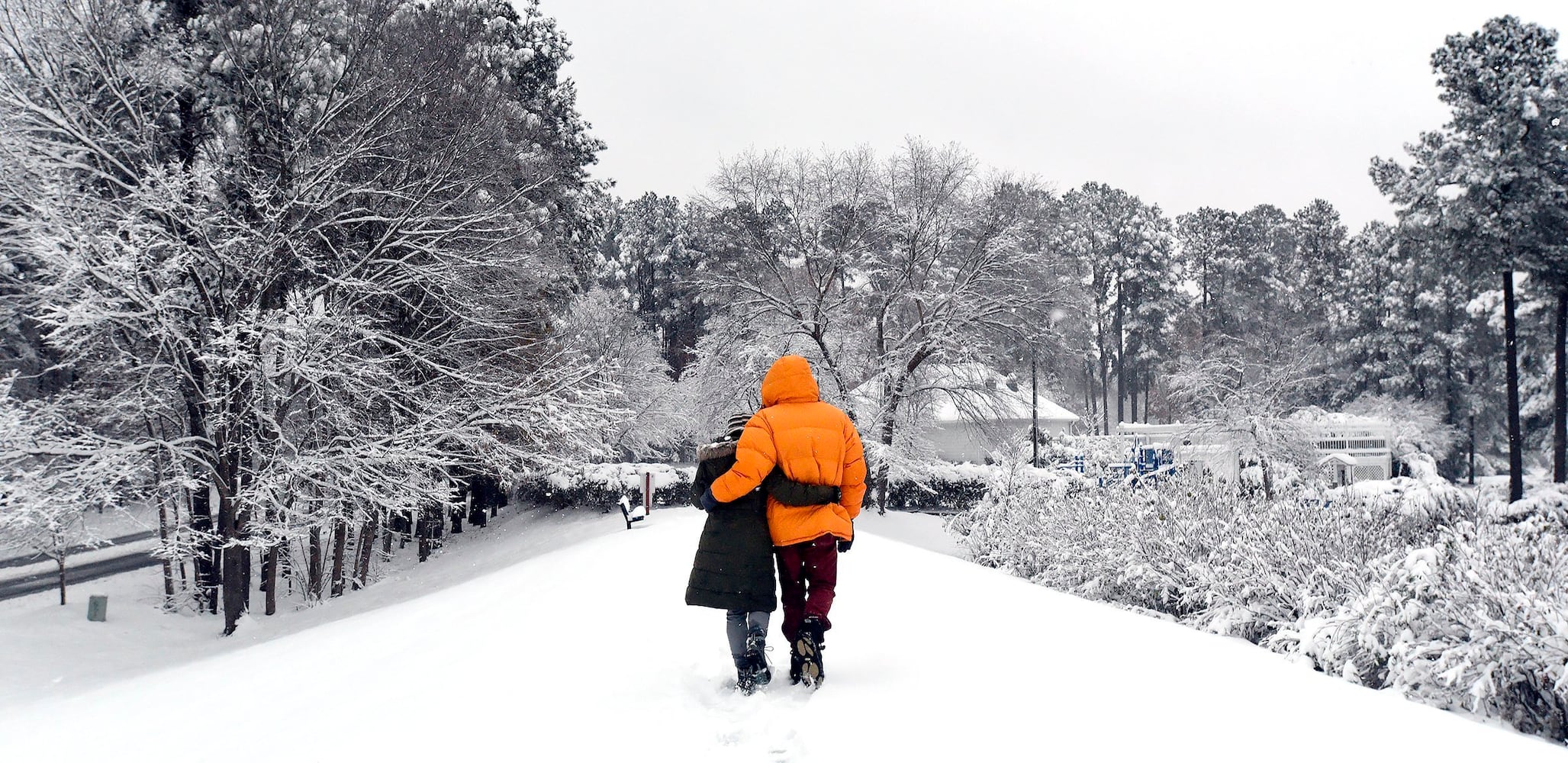 Photos: Winter storm blankets South in snow, ice