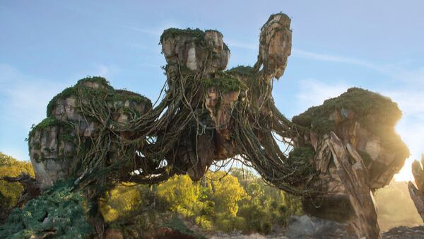 Disney’s newest attraction at Animal Kingdom, Pandora - The World of Avatar, will include the movie’s gravity-defying floating mountains at Walt Disney World Resort in Lake Buena Vista, Fla. 