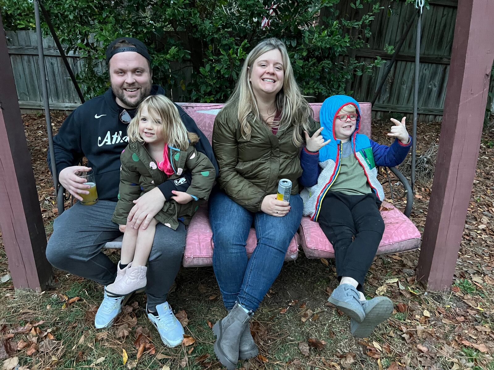 The author and his family.