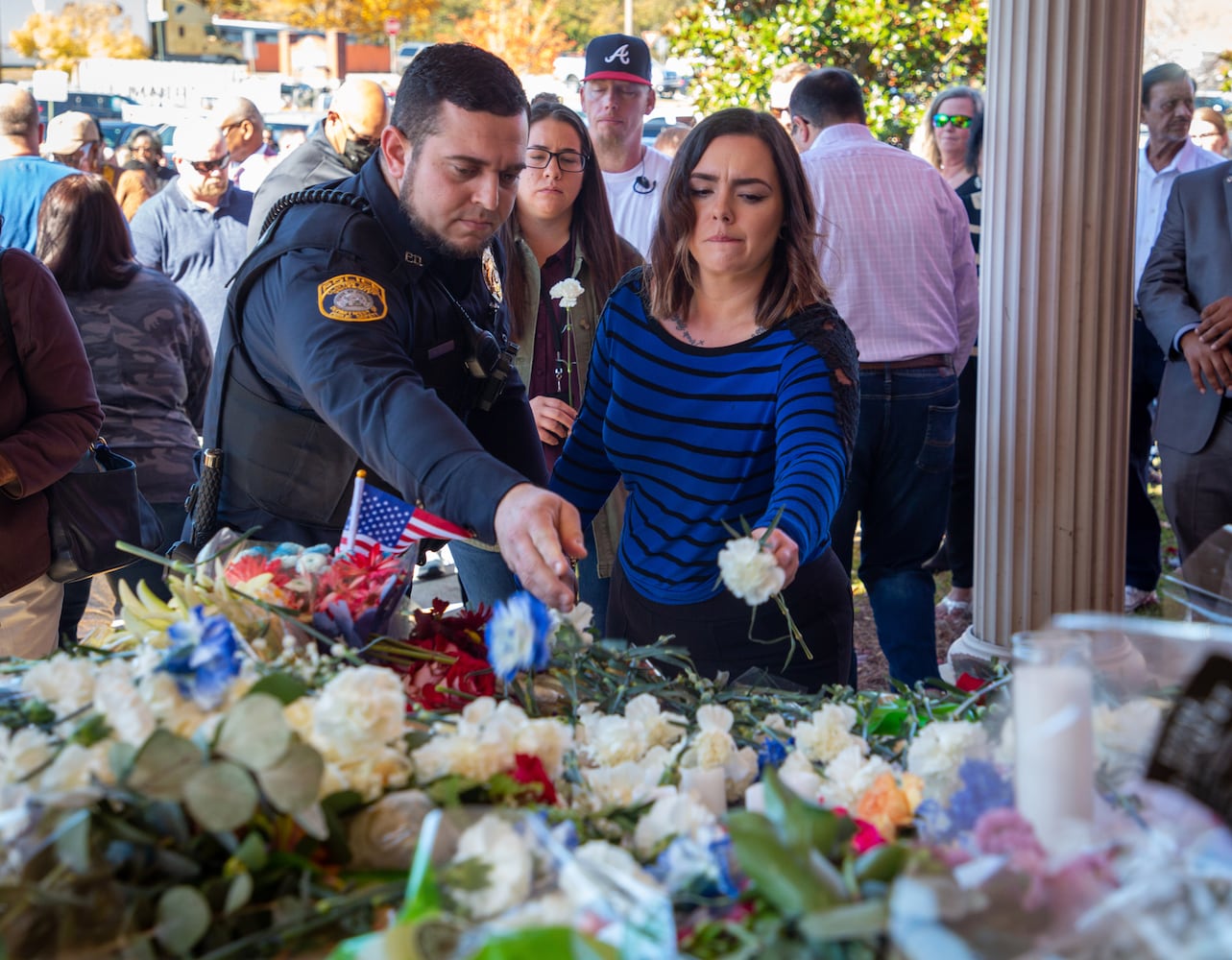 A community prayer vigil for Officer Paramhans Desai.