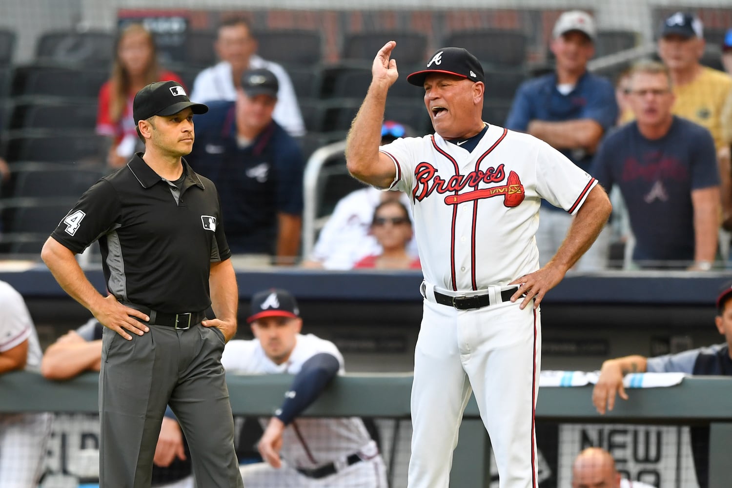 Snitker ejected after Acuna hit by Marlins’ first pitch