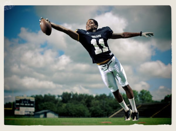 Demarcus Robinson, 6-3, 200, senior, wide receiver, Peach County. Robinson, the consensus No. 1 receiver prospect in Georgia, had 52 receptions for 1,027 yards and 10 touchdowns and was named first-team all-state in Class AAA in 2011. Peach County finished 13-2 and reached the state championship game.