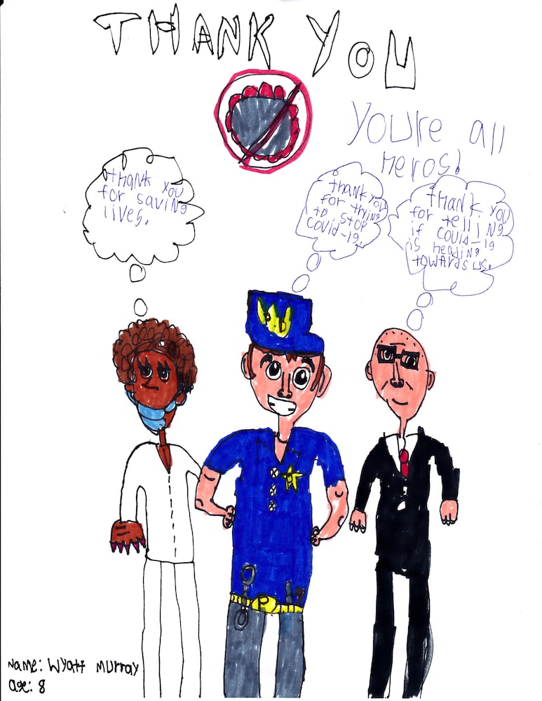 Art from the Heart: Kids thank front-line workers