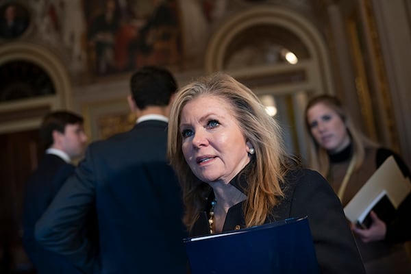 Sen. Marsha Blackburn, a Republican from Tennessee,  accused Democrats of only trying to create talking points for the campaign trail.