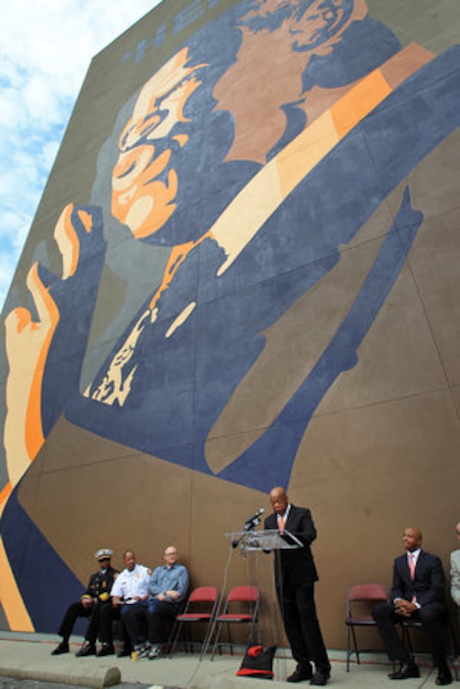 Mural honors John Lewis