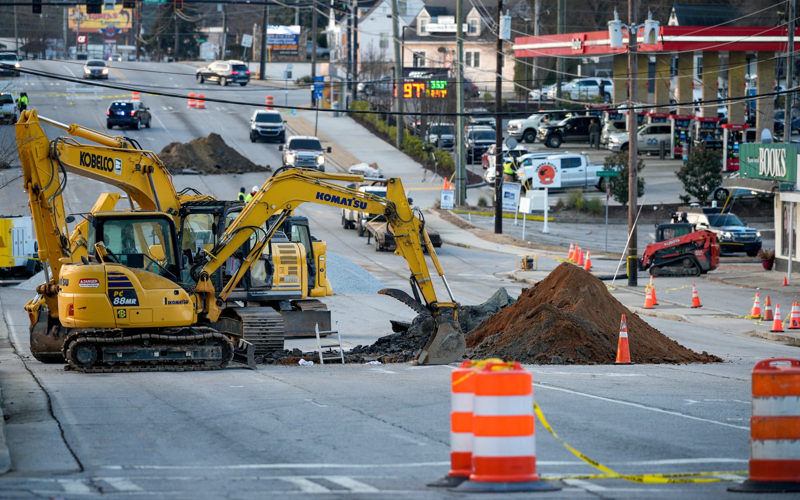 DeKalb broken water main Jan. 15, 2025