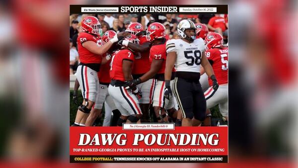 The Atlanta Journal-Constitution's digital magazine Sports Insider, Sunday, Oct. 16, 2022.