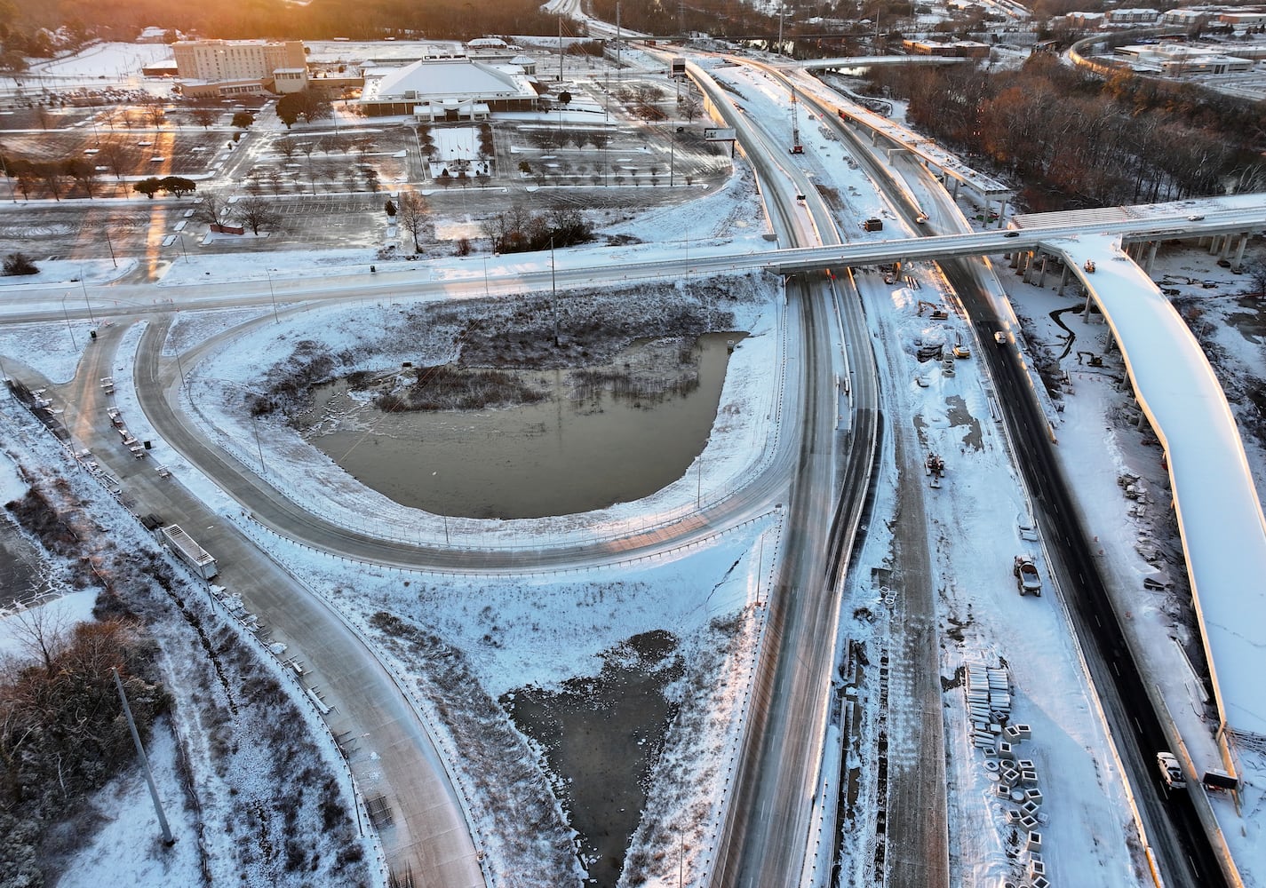 Photos: Georgia snow Day 2