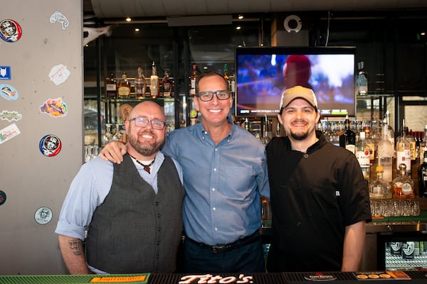 The Daily Tavern team (from left to right), General Manager Dave Lynn, Owner David Abes, and Executive Chef Chris Lantz. Photo credit- Mia Yakel.