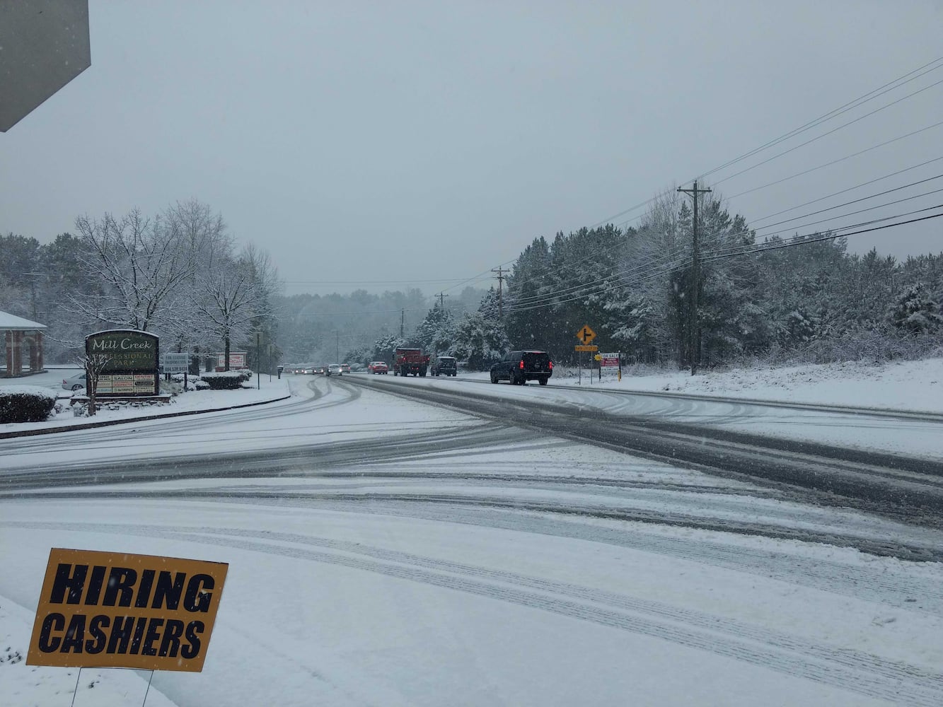 PHOTOS: Snow scenes in metro Atlanta, North Georgia