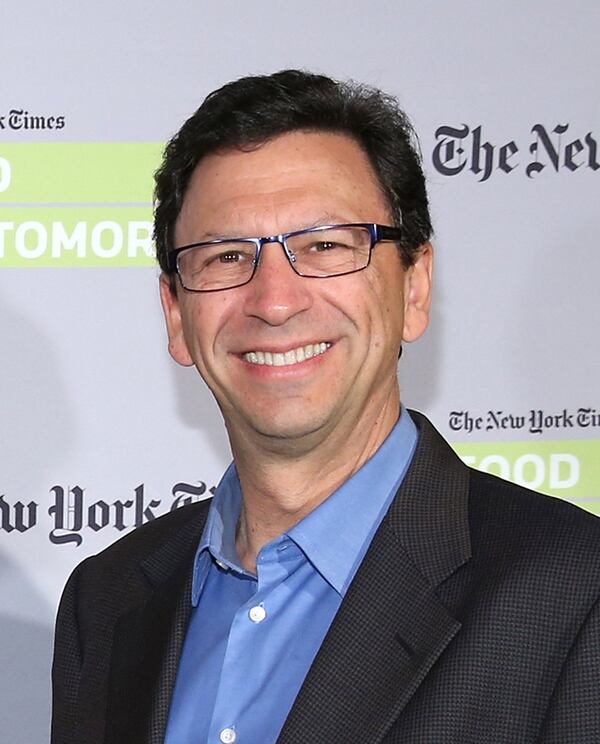 Frank Sesno, shown in 2014, worked at CNN for 25 years as a correspondent and D.C. bureau chief. Sesno, now the director of George Washington University’s School of Media and Public Affairs, says CNN is playing into President Donald Trump’s strategy. NEILSON BARNARD / GETTY IMAGES FOR NEW YORK TIMES