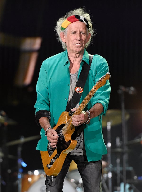 FILE - Keith Richards of The Rolling Stones performs at the Desert Trip music festival on Friday, Oct. 7, 2016, in Indio, Calif. (Photo by Chris Pizzello/Invision/AP, File)