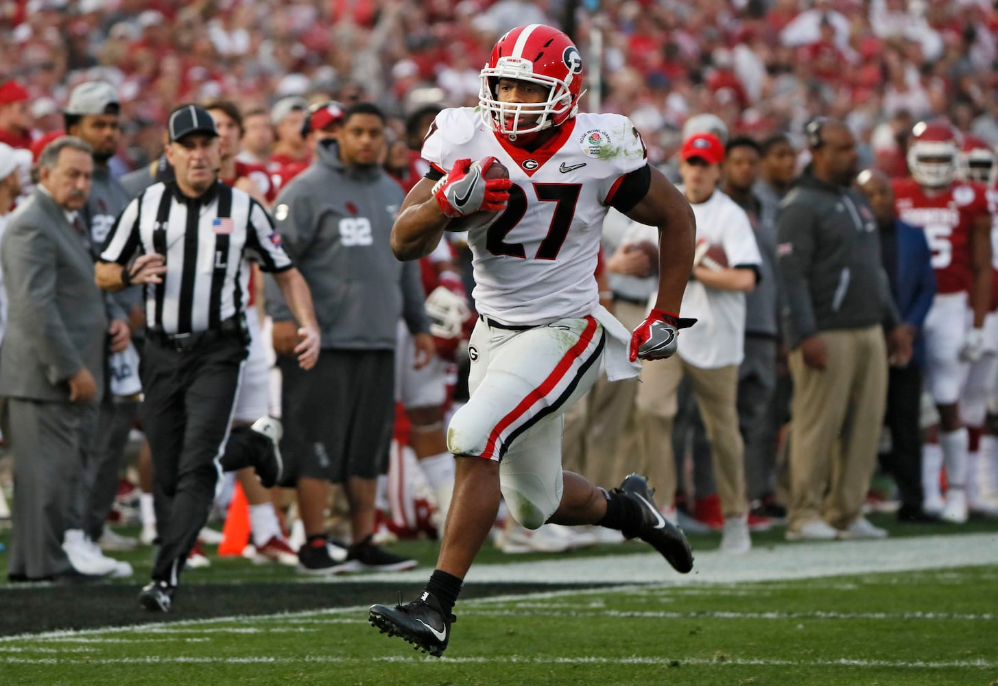 Photos: Bulldogs outlast Sooners in Rose Bowl