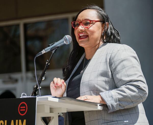 U.S. Rep. Nikema Williams, D-Ga., voted against the National Defense Authorization Act this week. The Georgia Republicans also opposed the measure. (Bob Andres/The Atlanta Journal-Constitution/TNS)