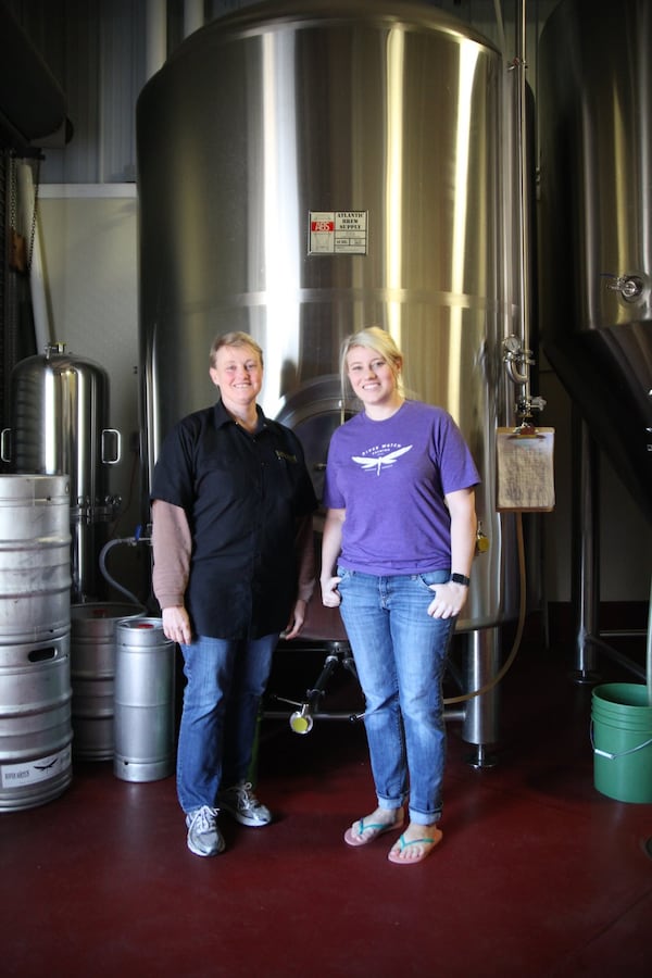 Brey Sloan (left) and Anne Sloan are the mother-daughter team behind River Watch Brewery in Augusta. CONTRIBUTED BY AUGUSTA CONVENTION & VISITORS BUREAU