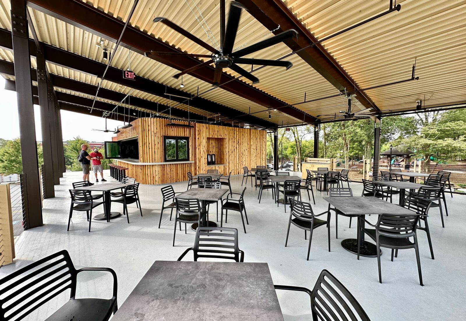 The rooftop bar at LR Burger in Duluth. / Courtesy of Bruce Johnson