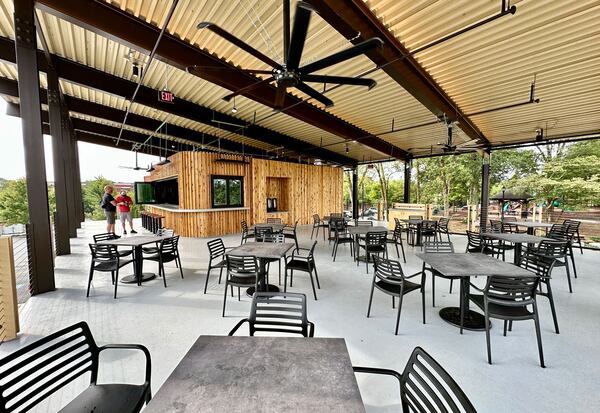 The rooftop bar at LR Burger in Duluth. / Courtesy of Bruce Johnson