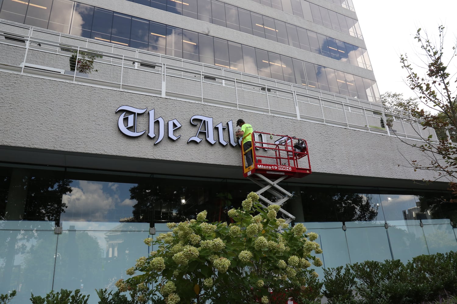 AJC Midtown sign