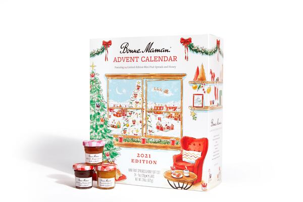 Advent calendar from Bonne Maman. Courtesy of Bonne Maman