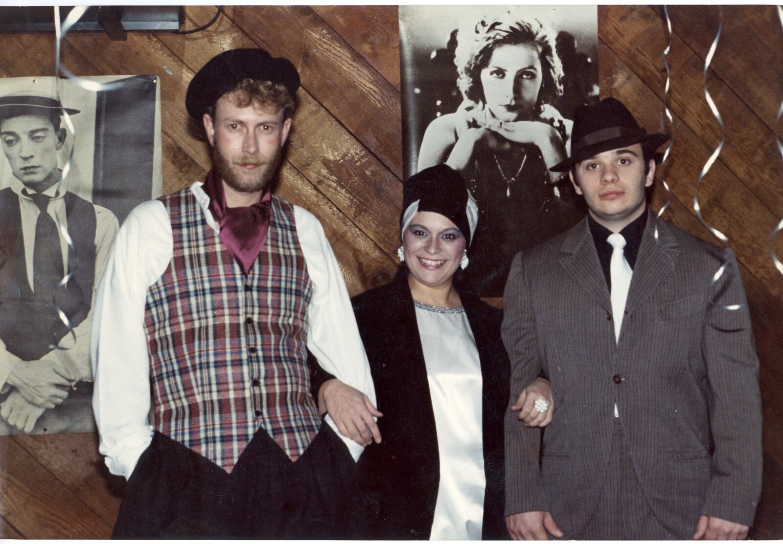 Backstreet doorman Todd Hunter (from left) and co-owners Vicki and Henry Vara were photographed in the club on New Year's Eve in 1981. AJC file
