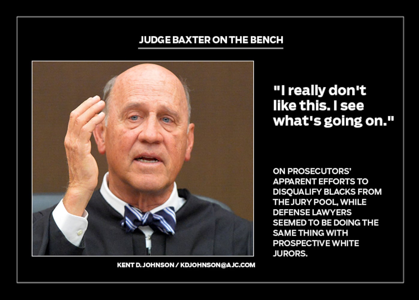 Judge Baxter on the bench