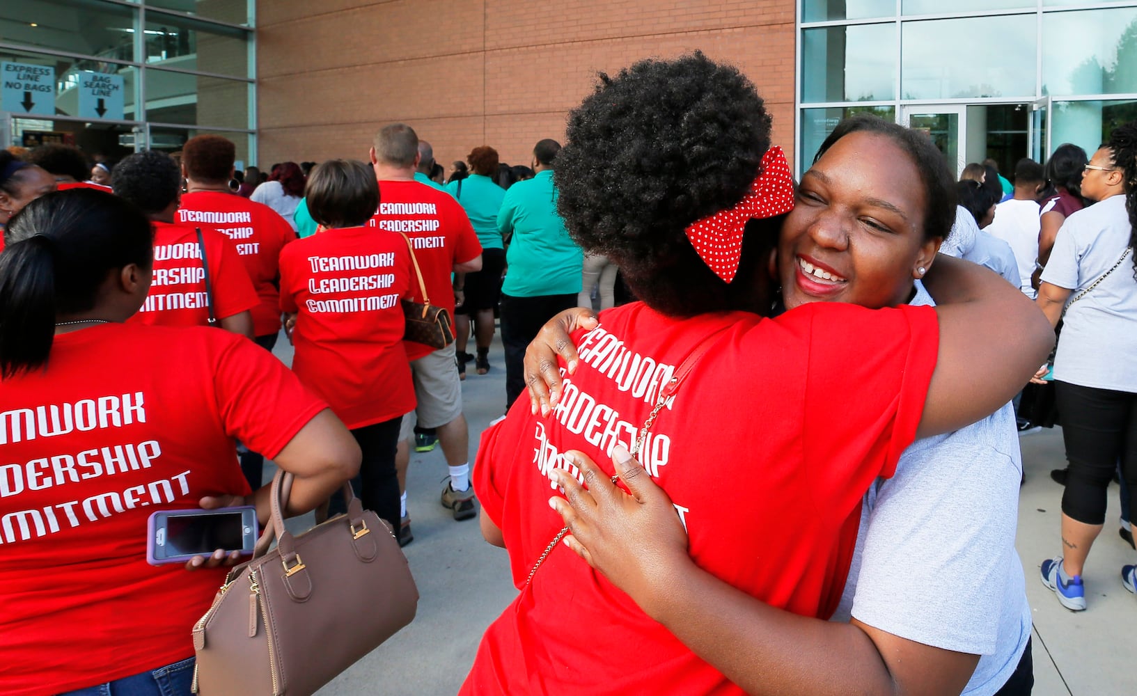 Photos: DeKalb schools hold teacher, staff pep rally in Gwinnett