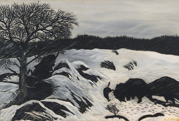 "The Buffalo Hunt" by Horace Pippin.
Courtesy of Whitney Museum of American Art/Licensed by Scala/Art Resource, New York