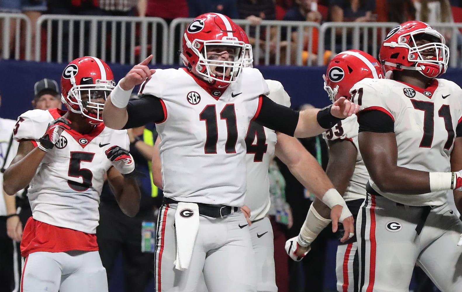 Photos: Georgia handles Auburn in rematch, wins SEC title