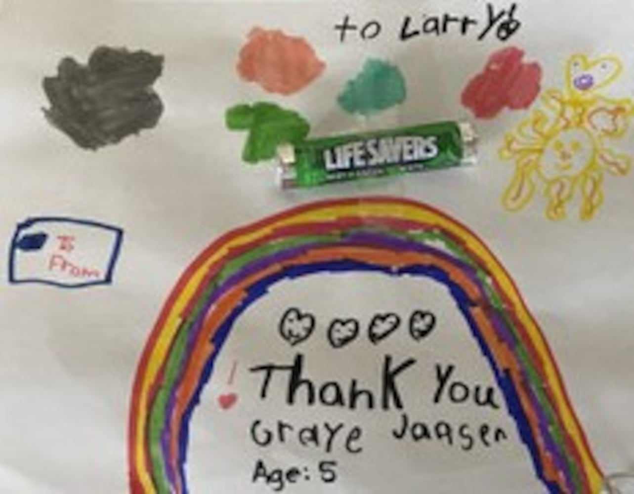 Art from the Heart: Kids thank front-line workers