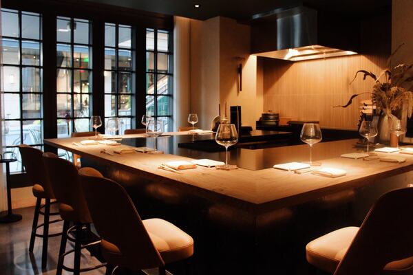 O by Brush inside Brush Sushi in Buckhead can accommodate up to seven guests. / Courtesy of Brush Sushi