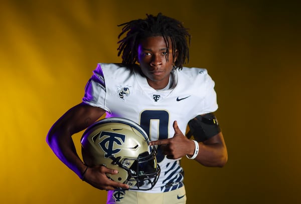 2024 AJC Super 11 Thomas County Central defensive back Kendarius Reddick at Thomas County Central high school, Monday, July 29, 2024, in Thomasville, Ga. Reddick is a 4-star defensive back in the class of 2025 and a UCF verbal commitment. (Jason Getz / AJC)
