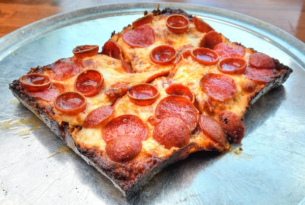 Detroit Style Pepperoni Pizza. (Contributed by Chris Hunt Photography)