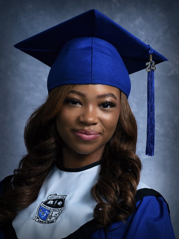 Laila Johnson is valedictorian at Martha Ellen Stilwell School of the Arts in Clayton County. (Courtesy photo)