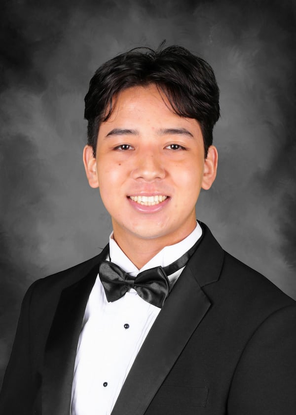 Christopher Yamamoto is the 2024 valedictorian at North Springs High School in Fulton County. (Courtesy photo)