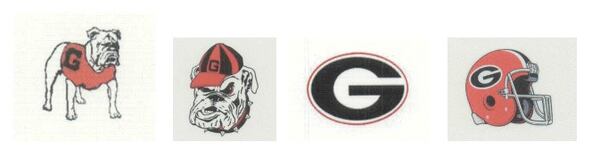 The lawsuit shows UGA's registered trademarks.