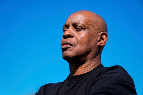 Arlando "Tray" Jones poses for a portrait at his home in Dundalk, Md., Tuesday, March 11, 2025. (AP Photo/Stephanie Scarbrough)