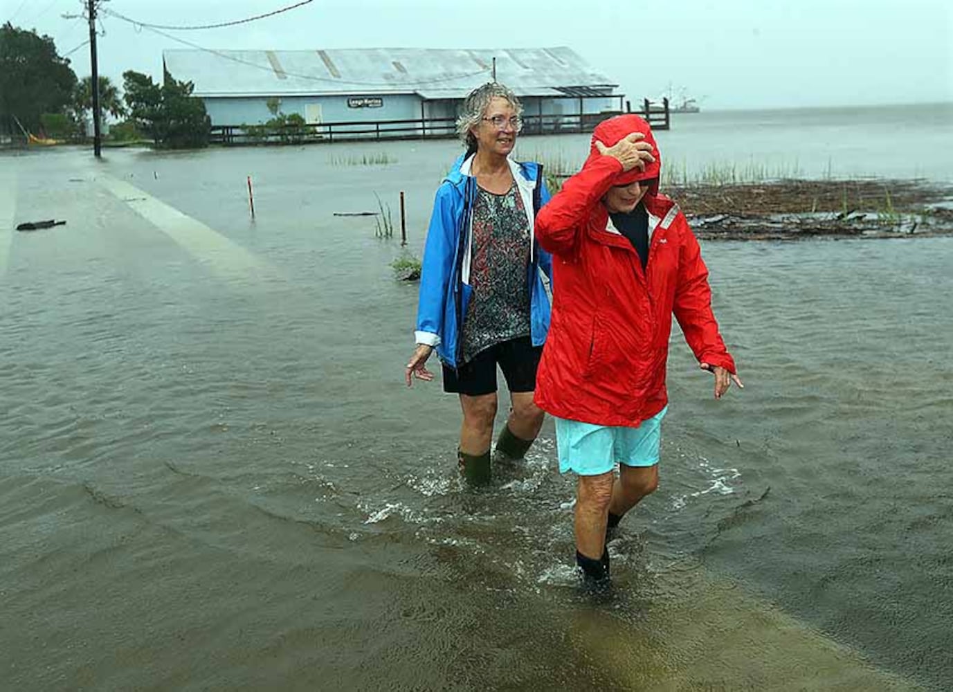 PHOTOS: Hurricane Dorian’s outer bands reach South Georgia