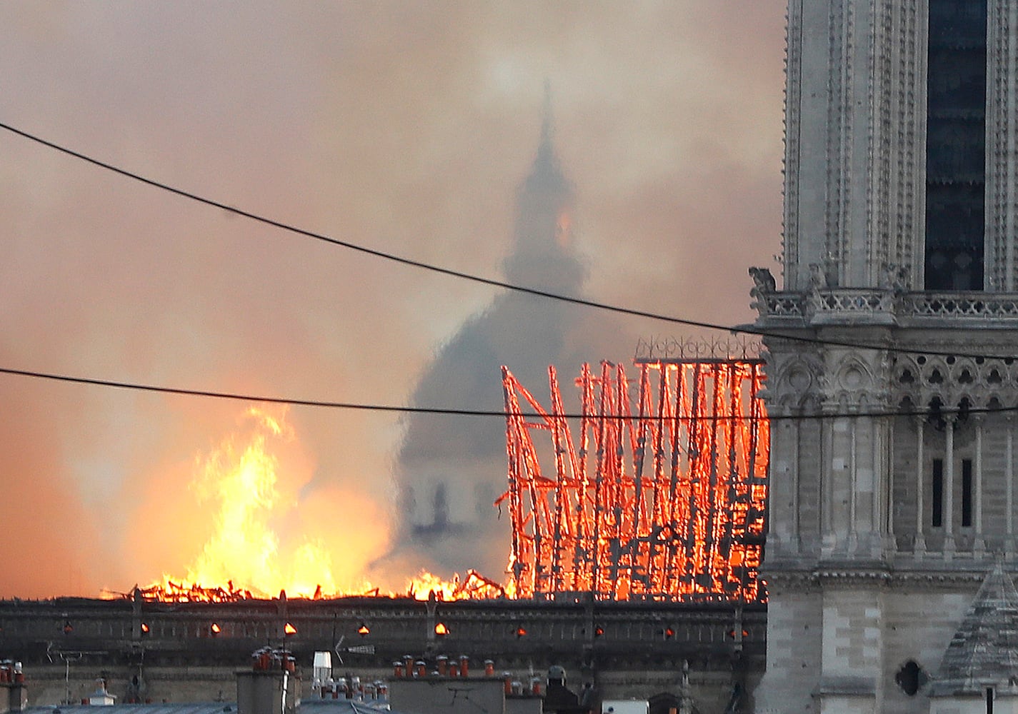 Photos: Paris’ Notre Dame Cathedral on fire