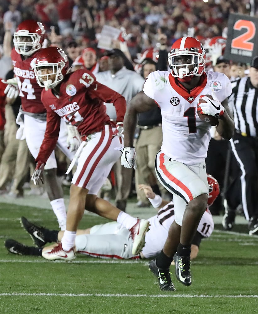 Photos: Bulldogs outlast Sooners in Rose Bowl