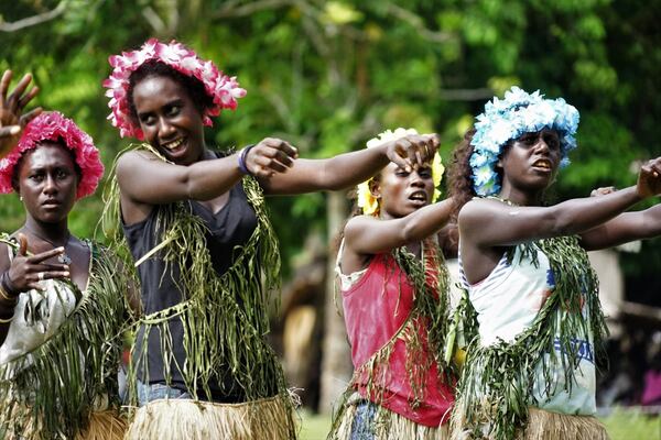 When Ben King’s family visited the Solomon Islands in the South Pacific, 73 years after their uncle washed ashore, they were surprised to find that older residents remembered King’s time there. CONTRIBUTED BY MARY JO WOOD