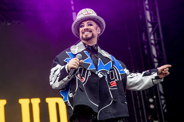 FILE - Boy George of Boy George and Culture Club performs at the Austin City Limits Music Festival in Austin, Texas on Oct. 15, 2022. (Photo by Amy Harris/Invision/AP, File)