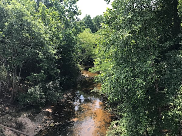 The Flint River just south of Hartsfield-Jackson.