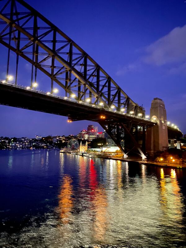 Marie Smith of Canton shared this photo she called "Entering Sydney Harbor, Feb 5, 2020 at 5:30 am from Seabourn Encore."