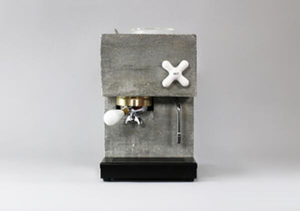 The AnZa espresso machine, created in 2017 by Andrew Smith and Per Selvaag, features a concrete shell, and also is made with wood, steel, brass and glass. The designers raised funds on Kickstarter to put the machine into production. CONTRIBUTED BY MODA